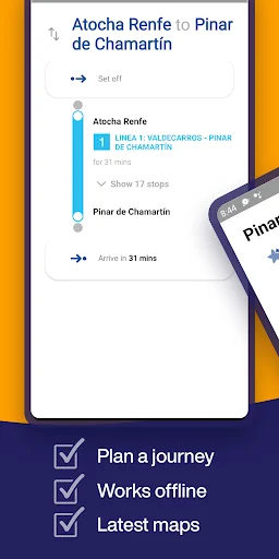 Madrid Metro Map & Route Plan screenshot 3