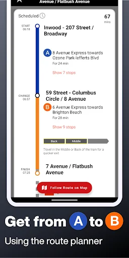New York Subway MTA Map NYC screenshot 3