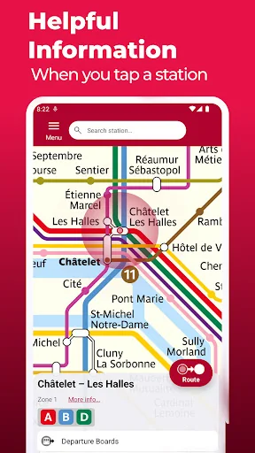 Paris Metro - Map and Routes screenshot 4