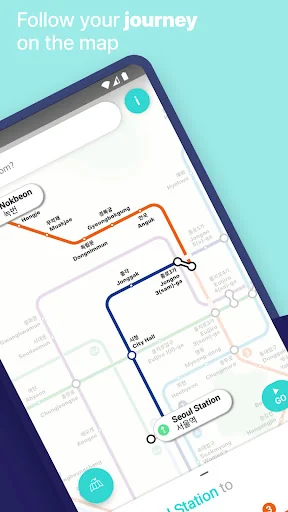 Seoul Metro Subway Map screenshot 4