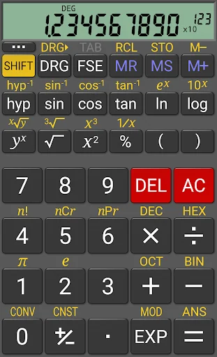 RealCalc Scientific Calculator screenshot 1