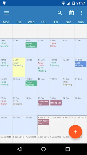 Touch Calendar F
