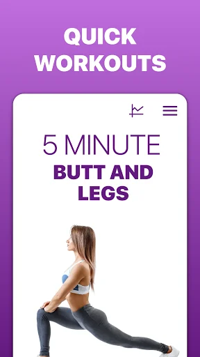5 Minute Butt and Legs Workout screenshot 1