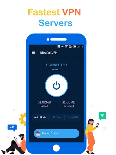 UltrafastVPN: Private & Secure