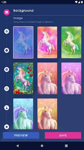 Unicorn Fantasy Live Wallpaper screenshot 1