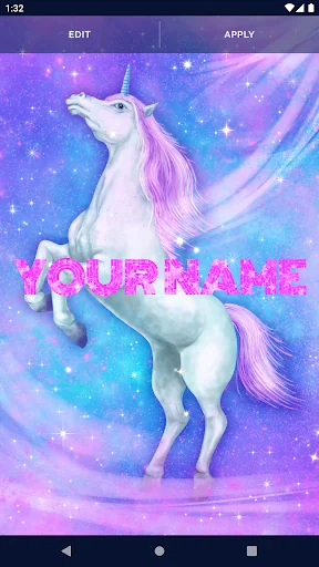 Unicorn Fantasy Live Wallpaper screenshot 2