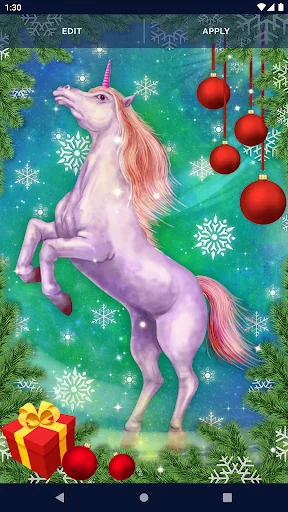 Unicorn Fantasy Live Wallpaper screenshot 4