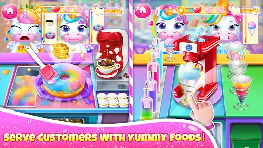 Unicorn Restaurant: Food Games screenshot 2