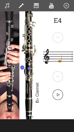 2D Clarinet Fingering Chart