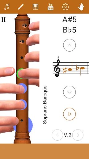 3D Recorder Fingering Chart screenshot 2