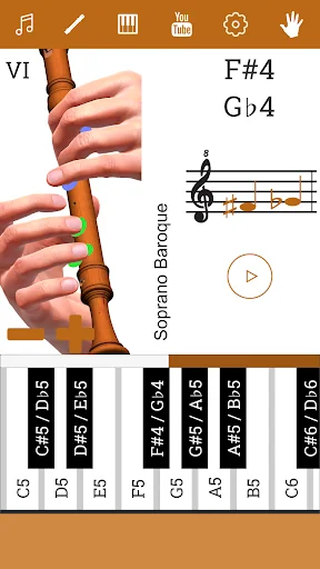 3D Recorder Fingering Chart screenshot 3