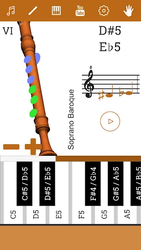 3D Recorder Fingering Chart screenshot 4