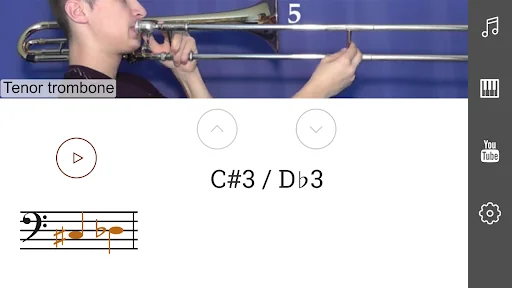 2D Trombone Notes Slide screenshot 1