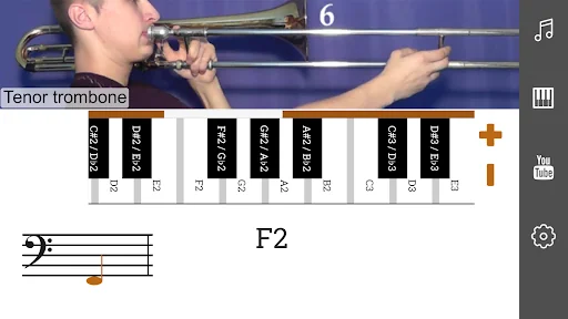 2D Trombone Notes Slide screenshot 3