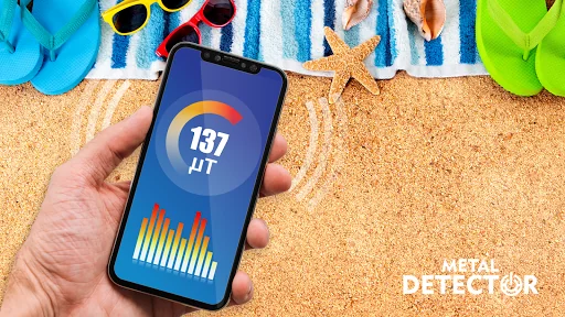 Phone as metal detector