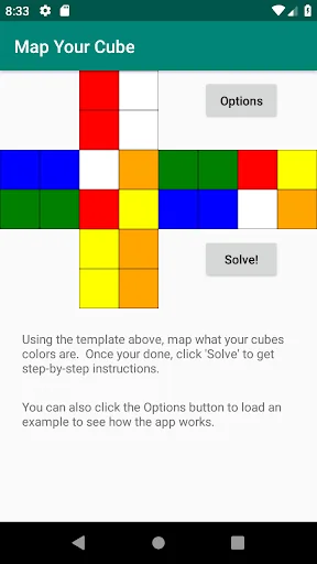 2x2 Pocket Cube Solver screenshot 2