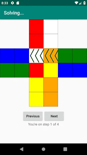 2x2 Pocket Cube Solver screenshot 3