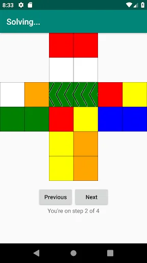 2x2 Pocket Cube Solver screenshot 4