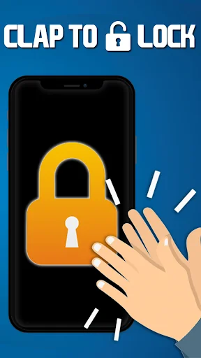 Clap and lock phone!