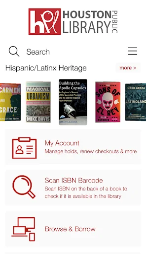 Houston Public Library screenshot 1