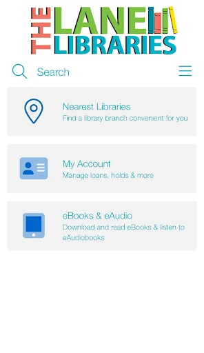 Lane Libraries Mobile App