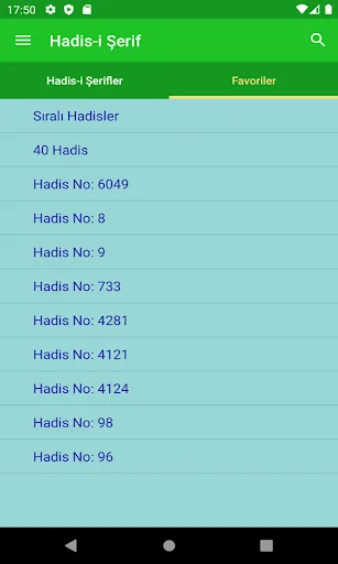 Hadis-i Şerif screenshot 2
