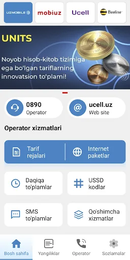 USSD KODLAR UZBEKISTAN screenshot 1