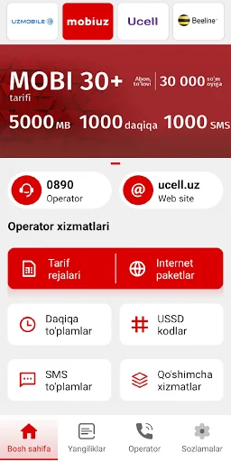 USSD KODLAR UZBEKISTAN screenshot 2