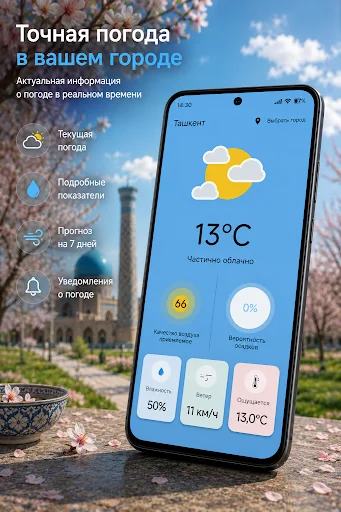 Погода Узбекистана screenshot 1