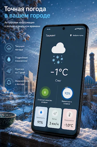 Погода Узбекистана screenshot 3
