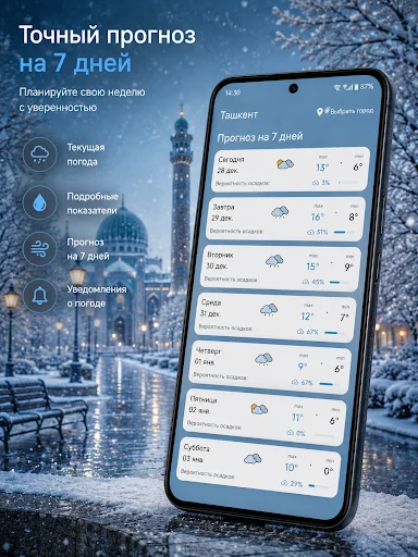 Погода Узбекистана screenshot 4