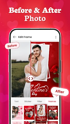 Valentine's Day Photo Frame screenshot 2