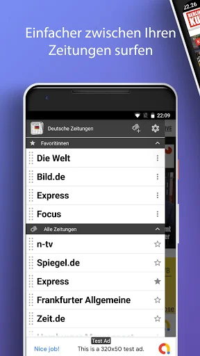 Deutsche Zeitungen screenshot 1