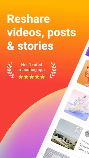 Repost Posts Videos: RepostMax screenshot 1