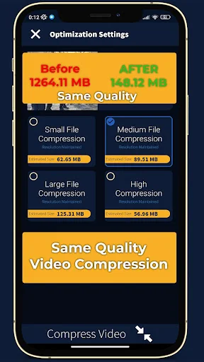 Video Compressor PRO screenshot 1