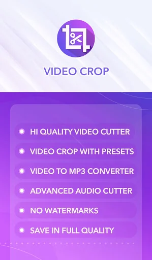 Video Crop & Trim (Video Cut) screenshot 1