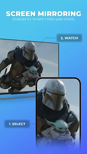 Screen Mirroring View: TV Cast