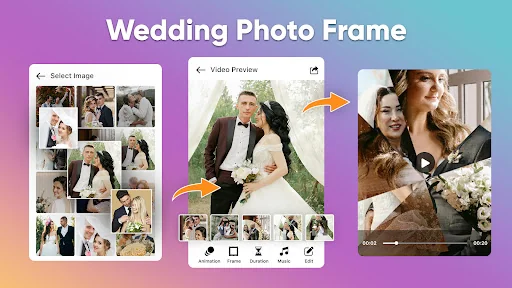 Wedding Photo Video Maker screenshot 1