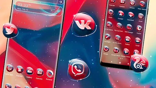 3D Color Gradient Theme