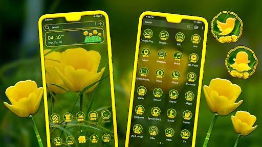Yellow Tulip Theme