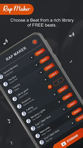 Rap Beat Maker - Record Studio screenshot 2