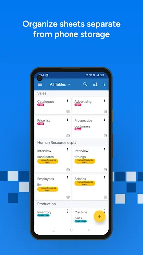 Table Notes - Mobile Excel