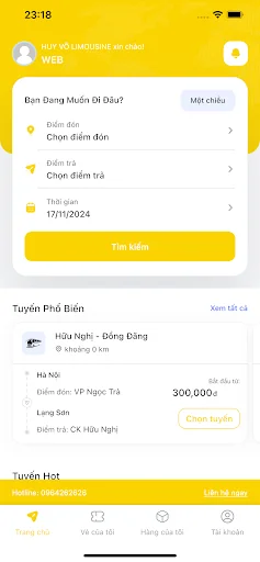 Xe Hà Nội - Lạng Sơn
