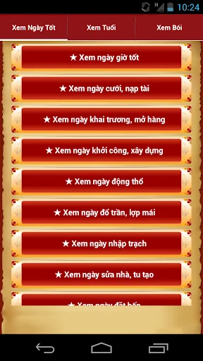 Xem Ngay Tot Xau - Xem Boi