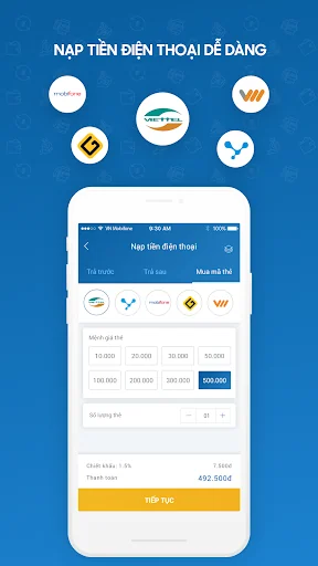 VIMO Ví điện tử Chuyển tiền screenshot 1