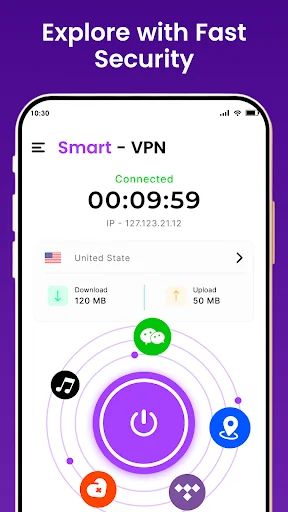 Smart VPN App: Secure Proxy screenshot 4