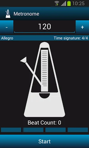 Mobile Studio Metronome screenshot 2
