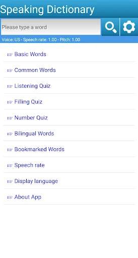 Speaking Dictionary