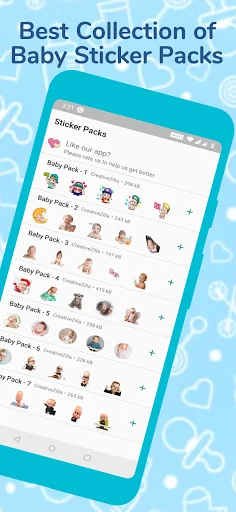 Cute & Funny Baby Stickers for