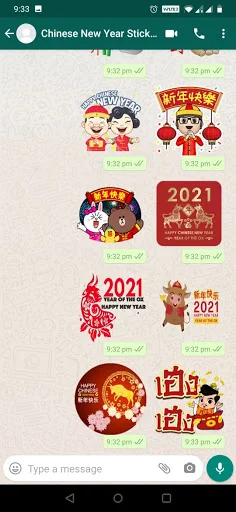 2025 NewYear Stickers for WA screenshot 3